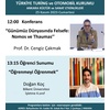 Konferans: \u0022Günümüz Dünyasında Felsefe: Nomos veThaumas\u0022 Prof. Dr. Cengiz Çakmak \u002D25 Kasım 2023